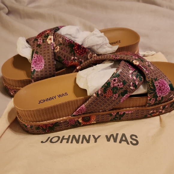 Johnny Was Shoes - Johnny Was Sandals - Jenna X Band Sandal PRICE IS FIRM